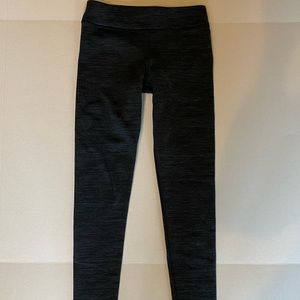 Athleta Girl Polartec Tight Size L/12 Navy Heather Winter Cozy Inside